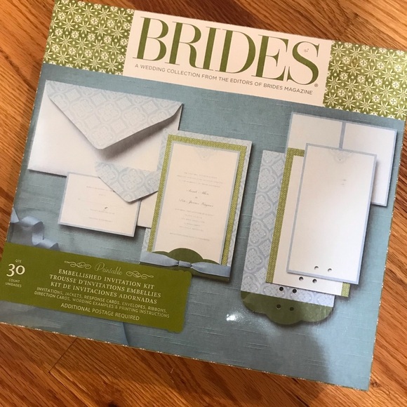 👰‍♀️BRIDES Embellished Invitation Kit - Picture 1 of 7